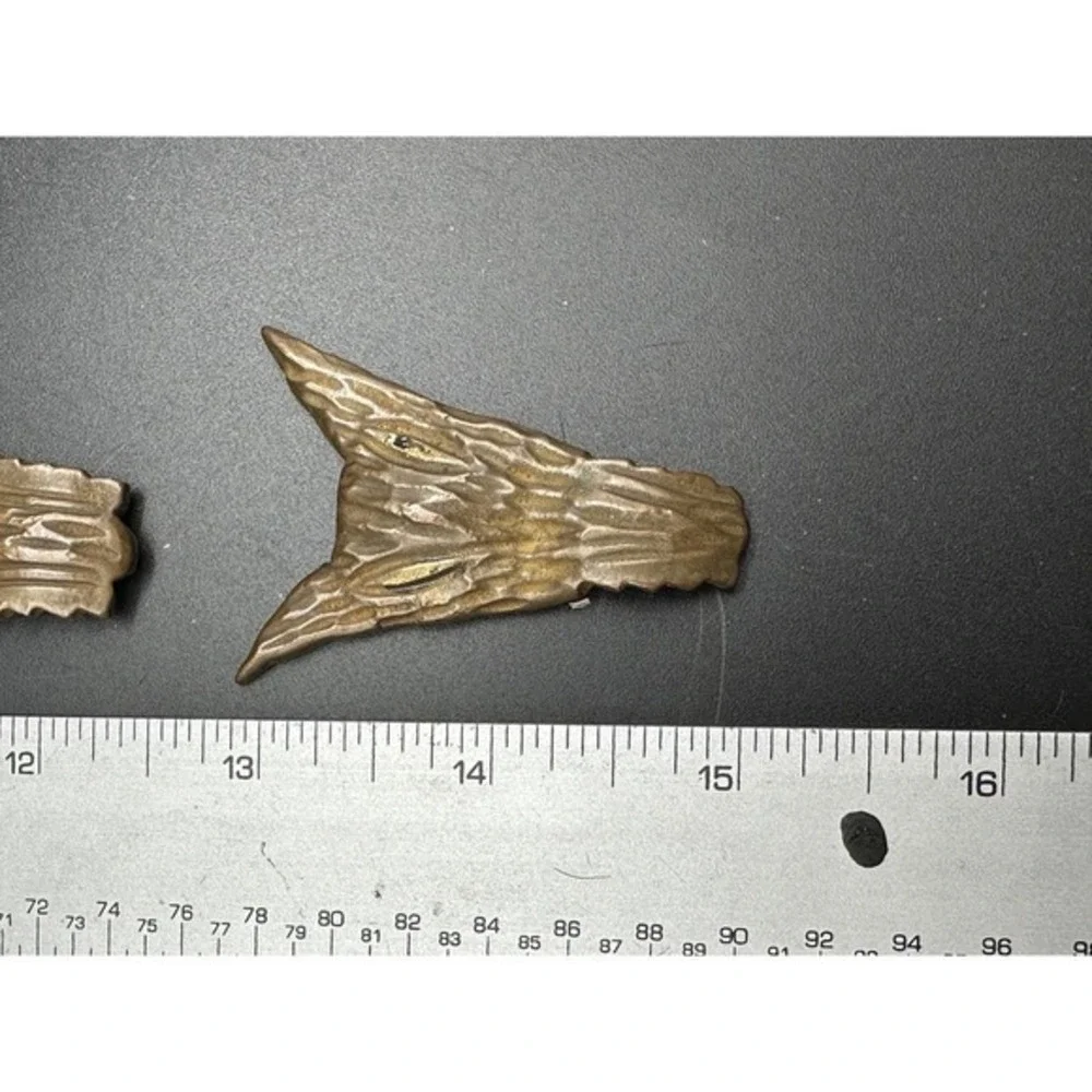 Vintage Fenrir Viking‎ Nordic Medieval Style Carved Wolf Brooch Pins